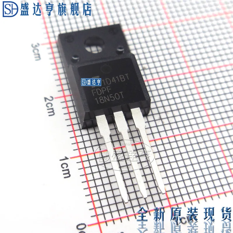 10Pcs/Lot FDPF18N50T 18A 500V TO220F DIP MOSFET Transistor   NEW Original In Stock