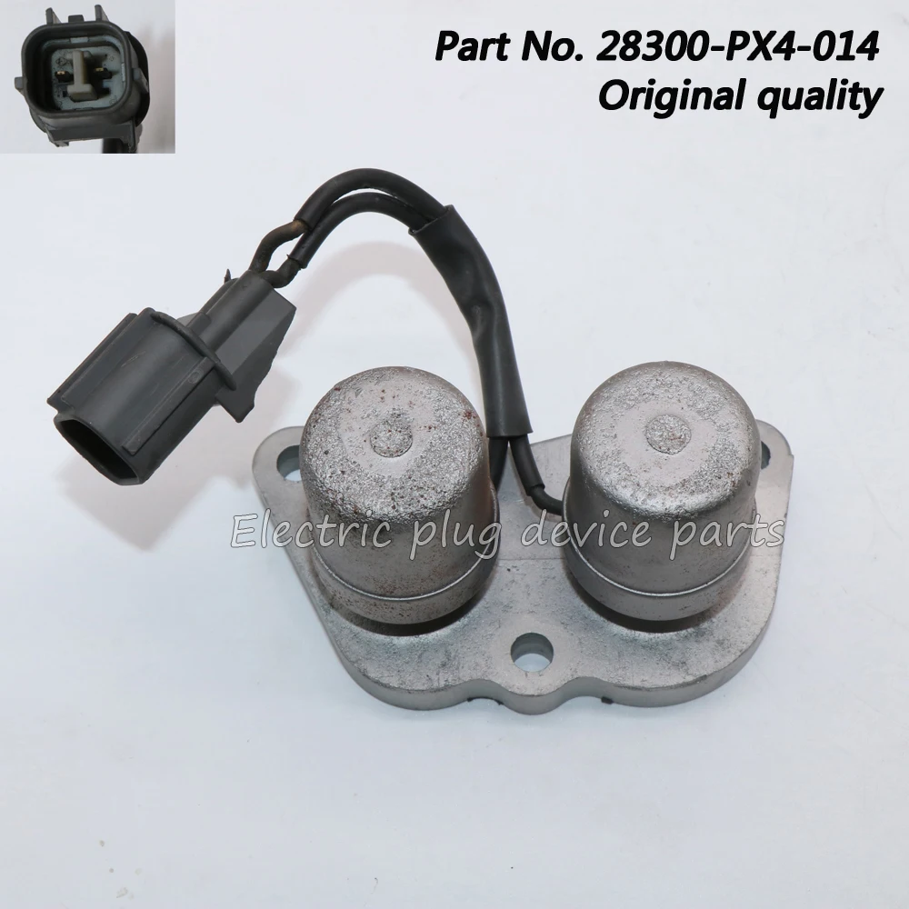 OE# 28300-PX4-014 Transmission Shift Control Lock Up Dual Solenoid for Honda Accord Prelude Acura CL 28300-PX4-003 28300-PX4-004