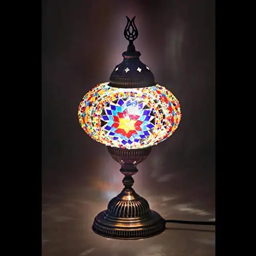 

(31 Models) Mosaic Lamp - Handmade Turkish 7 "Globes Mosaic Sconce Lamp/Wall Light, stunning Moroccan Style, Mosaic Lantern, Bro