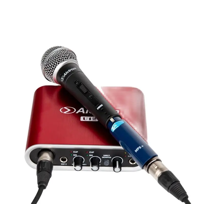 Alctron – amplificateur de microphone dynamique professionnel, MP5 +, gain de 28db, utilisé en studio, sur scène