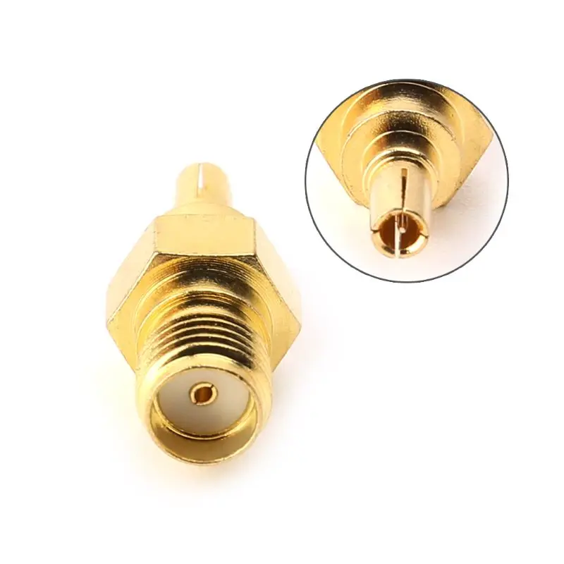 CRC9 Male Plug To SMA Female Jack RF Connector Coaxial Converter Adapter Straight Y98E