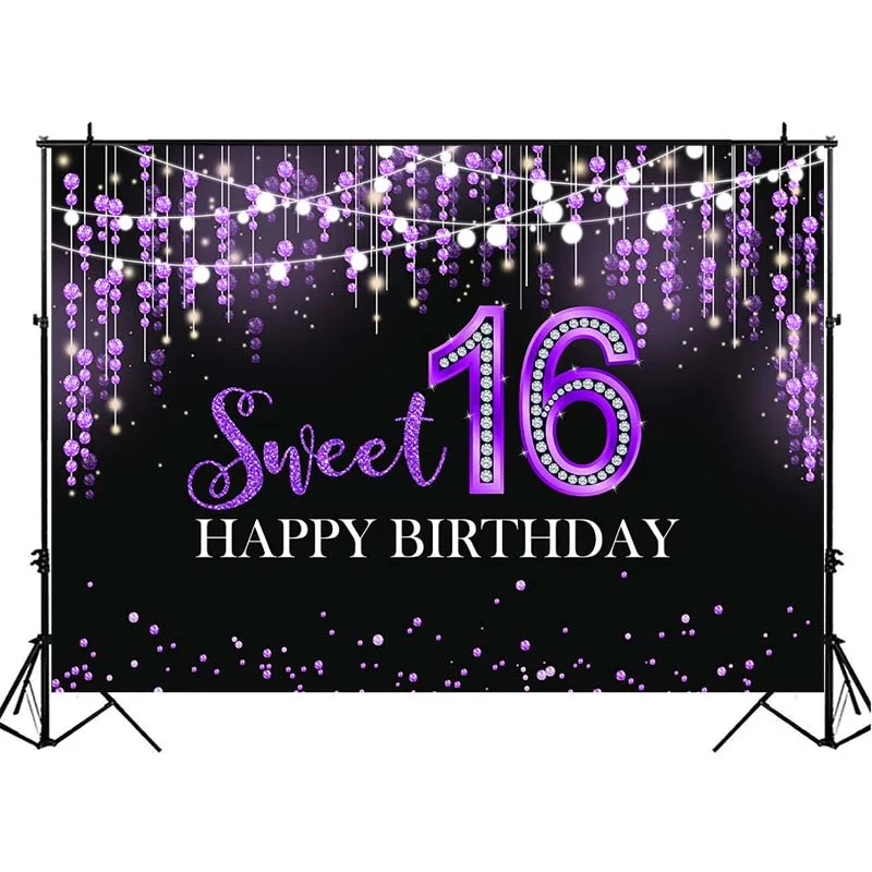 خلفية جميلة لعيد الميلاد السعيد 16 للتصوير الفوتوغرافي باللون الأرجواني اللامع لتزيين حفلات أعياد الميلاد خلفية للصور لاستوديو الصور