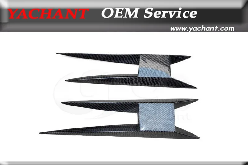 

Car-Styling Carbon Fiber Vents Duct Fit For 03-14 Gallardo LP550 LP560 LP570 YC Design Style Side Skirt Caps Vents Duct