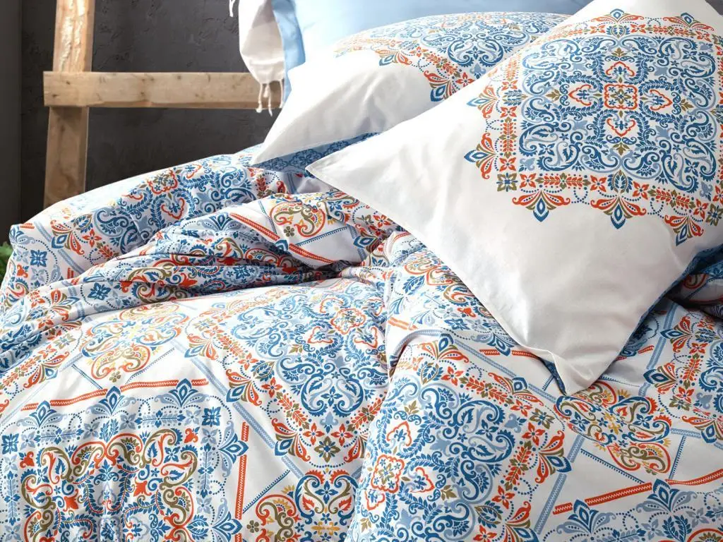 Cottonbox Bohemian Grande Double Personality Duvet cover set Blue