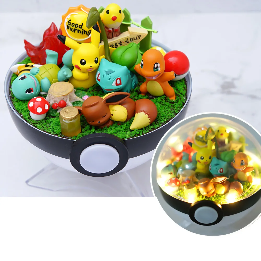 Takara Tomy Pokemon Action figure Pokemon ball XY Figures Pikachu Handcraft DIY Model Toys Brinquedos Girlfriend Christmas Gifts