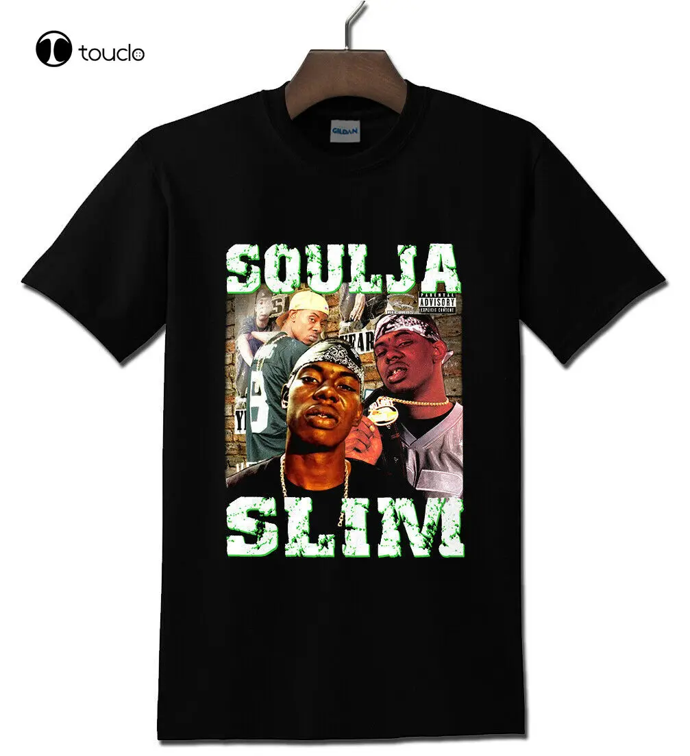 

Soulja Slim Hip Hop Rap Black T-Shirt S-5XL white tshirts