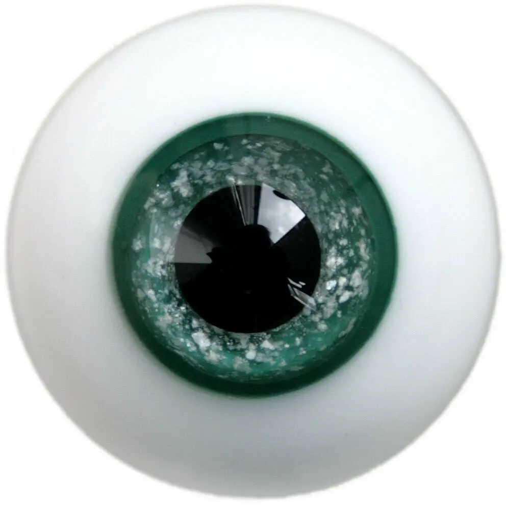 [wamami] 6mm 8mm 10mm 12mm 14mm 16mm 18mm 20mm 22mm 24mm Green Glass Eyes Eyeball BJD Doll Dollfie Reborn Making Crafts