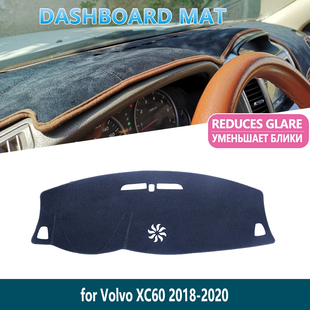 

for VOLVO XC60 2018 2019 2020 Rug Anti-Slip Dashboard Mat Cover Inner Sun Shade Dash board Car Accessories