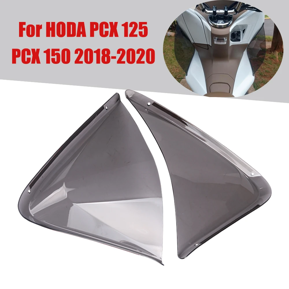 

Motorcycle legguards Guards Side Windsn Fairing Windshield Wind Deflector Cover For Honda PCX150 PCX125 150 125 2018 2019 2020