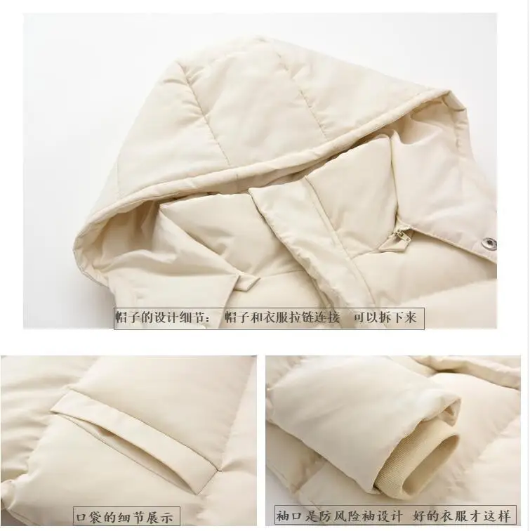 New Hooded Winter Jacket Women Parka Warm Thick X-Long Down Cotton Coat Female Loose Oversize Hooded Women Winter Coat Outerwear