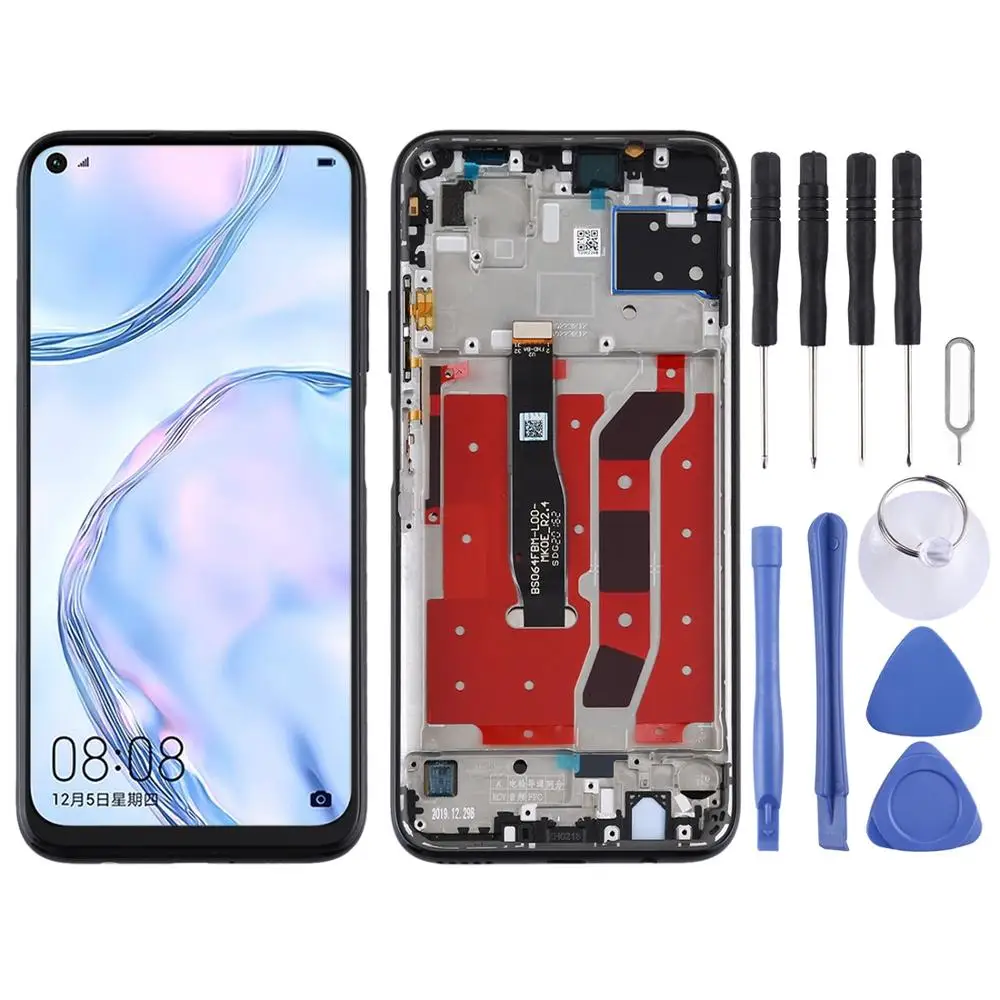 

LCD Screen and Digitizer Full Assembly with Frame for Huawei Nova 6 SE