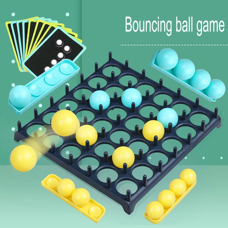 Springen Ball Tabelle Spiele 1 Set Bounce Off Spiel Aktivieren Ball Spiel für Kid Familie Und Party Desktop Springenden Spielzeug spiel Bounce