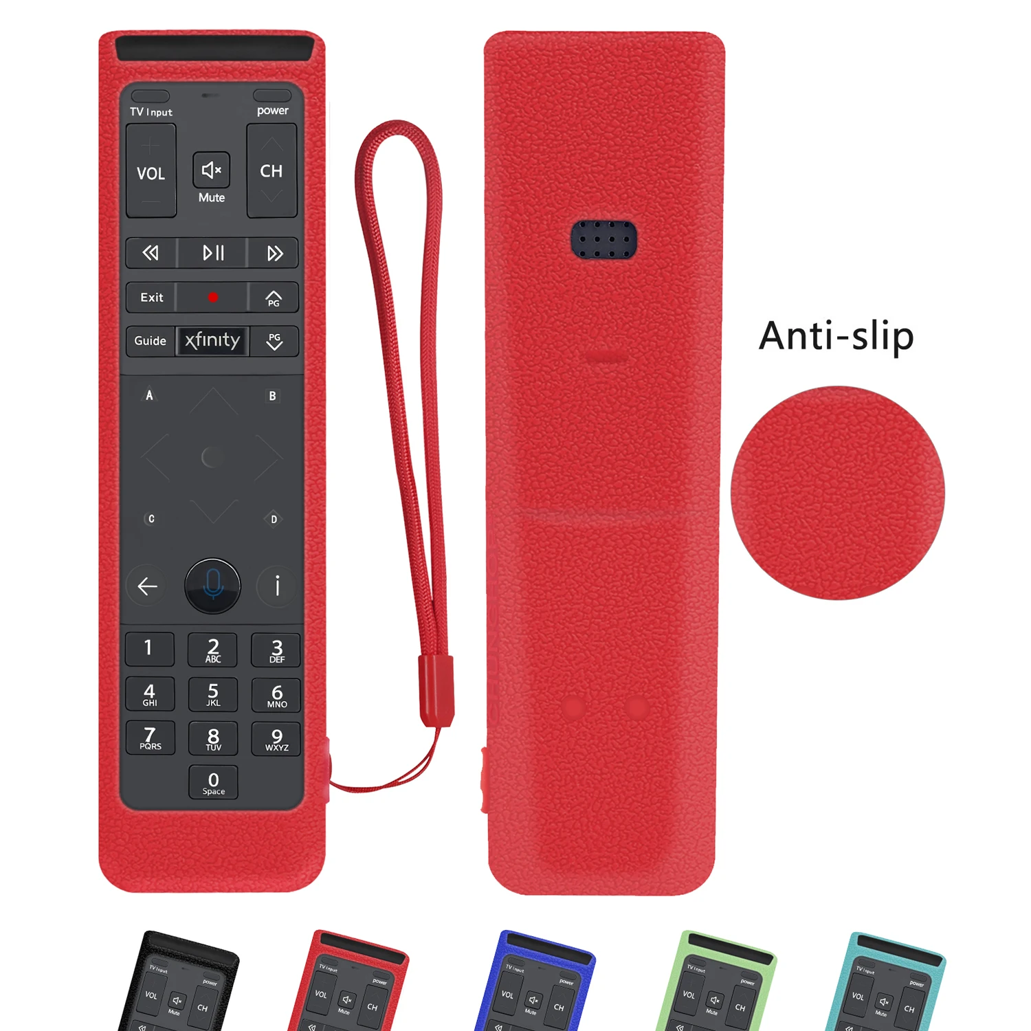 New Remote Cases Fit for XFinity Comcast XR15 Voice Remote Control Shockproof Washable Skin-Friendly Protective Silicone Cover