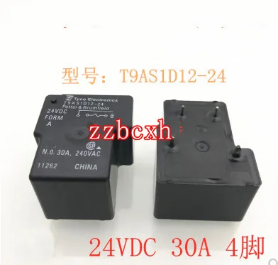 2PCS/LOT New  Original   T9AS1D12-24  24VDC  30A  4PIN