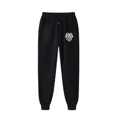 Hip hop meninas não chorar calças casuais homens marca de moda cordão calças de comprimento total magro harajuku estilo jogger calças masculinas