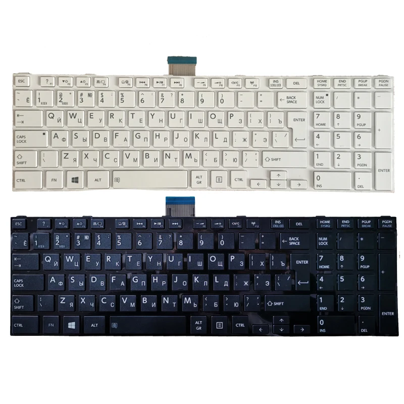 NEW RU/Russian laptop keyboard for Toshiba satellite L50-A S50-A s55-A L70-A L75-A C70-A C75-A black/white