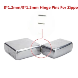 10pcs 8*1.2/9*1.2mm Stainless Steel Hinge Pins For Zippo Kerosene Grind Wheel Lighters Replacement Repair Accessory Special Part