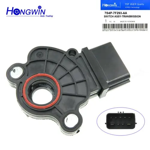 Interruptor de seguridad Neutral para caja de cambios, Sensor de cambio para Ford Focus 1998-2011 c-max Fiesta 7S4P-7F293-AA 7S4P7F293AA 4610018