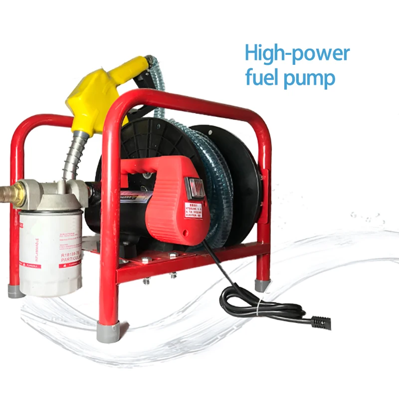 12V High-Power Multi-Function Diesel Electric Pump Diesel Fuel Dispenser Fuel Pump Oil Pump Automatic Gun Jump