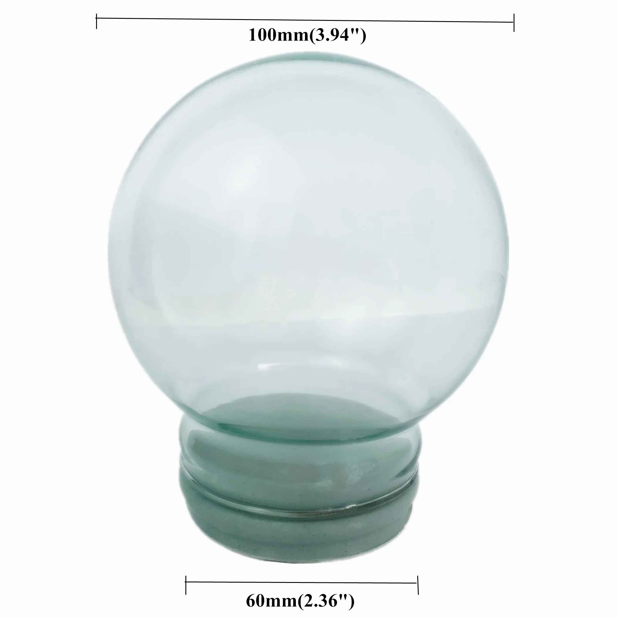 100mm DIY woda kula śnieżna akcesoria boże narodzenie śnieg globusy ornament dekoracyjny wyświetlacz kopuła