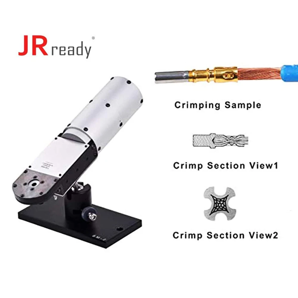 

JRready ST4030 Pneumatic Cable Wire Crimp Tool Kit YJQ-W3Q 8-18AWG UF3-C001 Positioner For Aviation Electronic Connectors