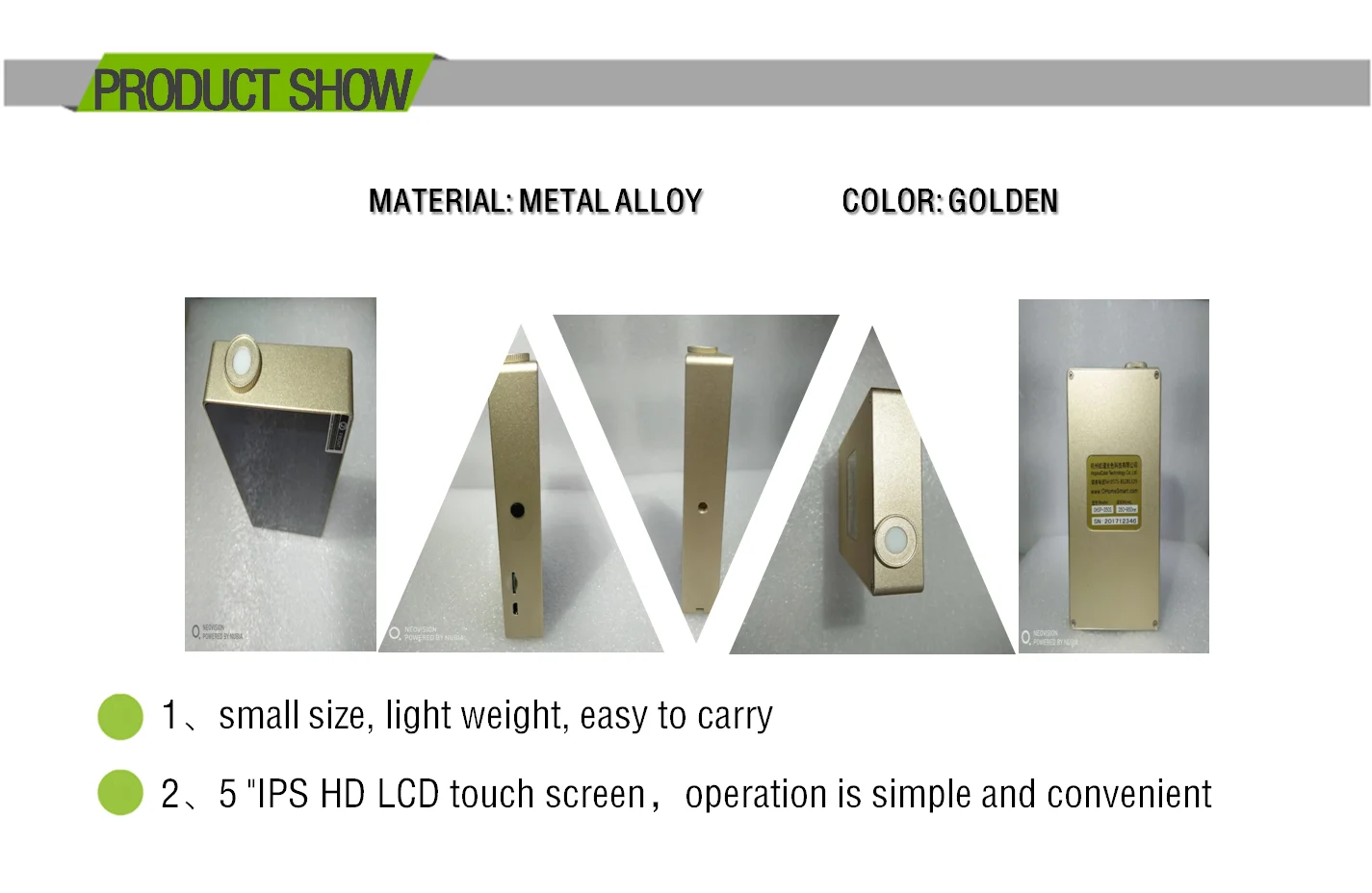 380-1050nm spettrometro per Tester di spettro luminoso a LED OHSP350IR Irradiance mW/cm2