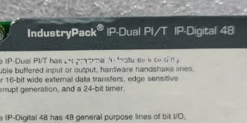 

Industrial equipment IndustryPack IP-Dual PI/T IP-Digital 48 3007410341 98114C