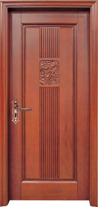 Custom traditional doors solid oak wood doors contemporary single front door interior door available D-002