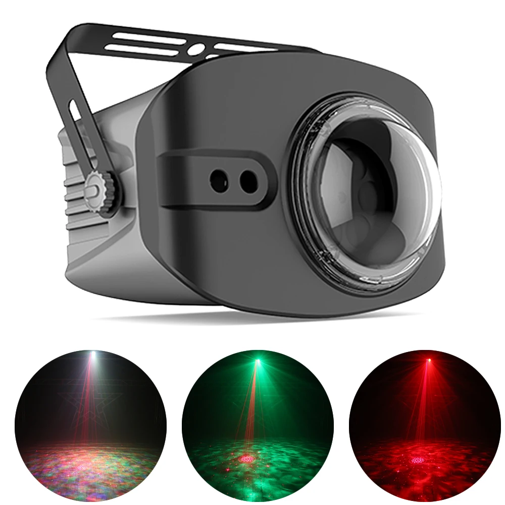 

13W LED Disco Light Music Stage Lights DJ RG Laser Magic Ball Lamp Sound Activated Projector Effect Light For Christmas Party