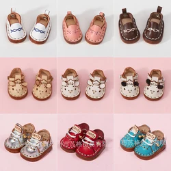 Zapatos de piel de vaca hechos a mano para muñecas obitsu11, botas para muñecas OB11, GSC, body9, OB11, 1/12