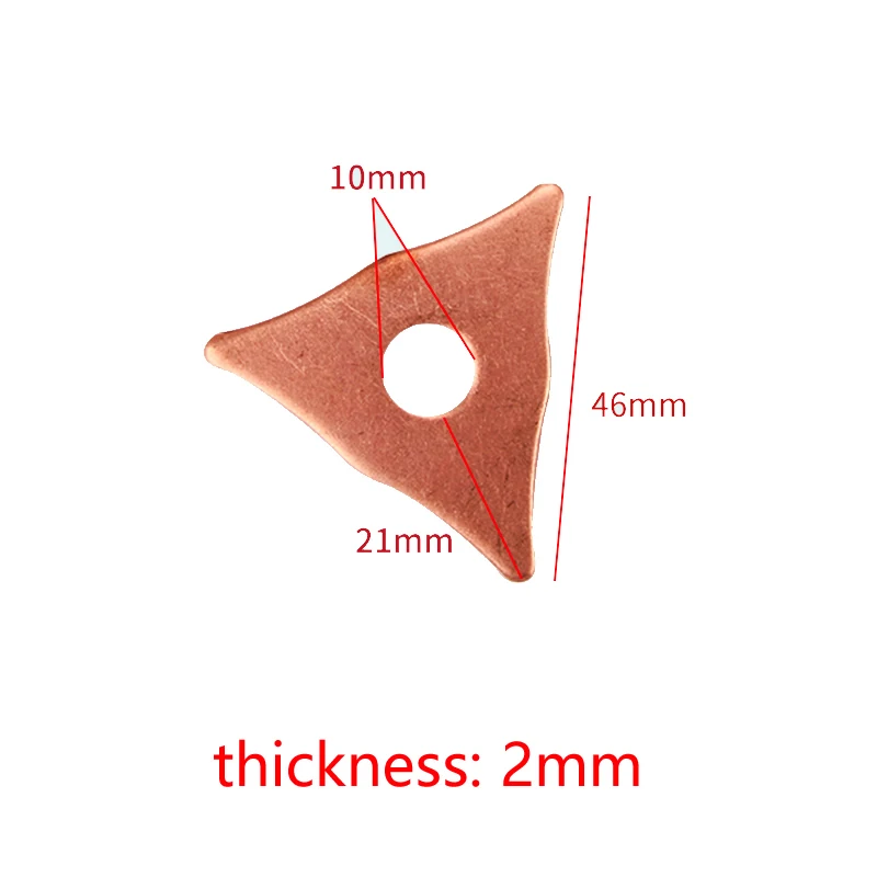 50pcs Pack Panel Pulling Star Washer Dent Pulling Triangle Washer For Spot Welder Spot Welding Machine Consumables