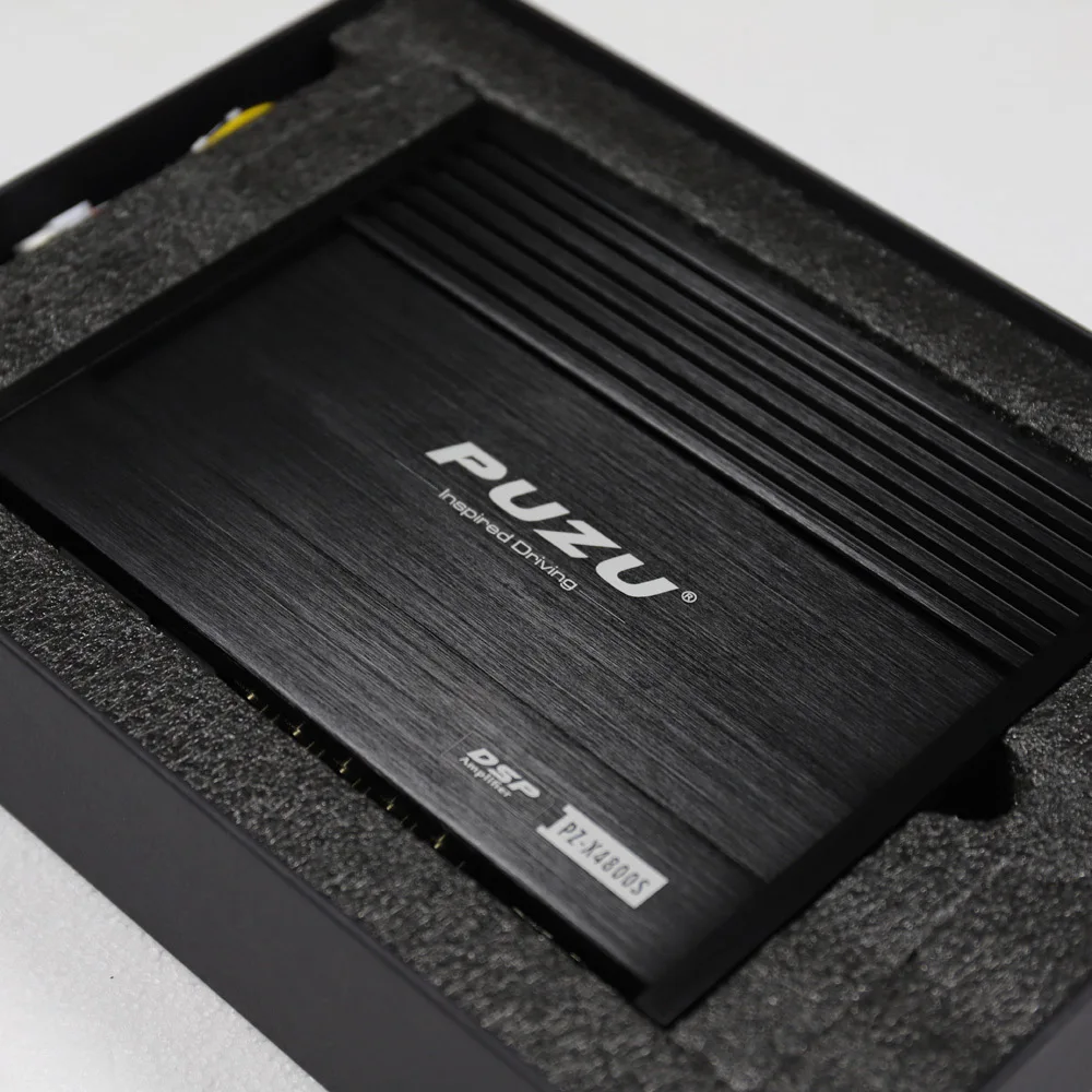 PUZU PZ-X4800S 6Core 32bit 8CH Với Nguồn Điện Xe Hơi Âm Thanh DSP Bộ Vi Xử Lý Tín Hiệu Kỹ Thuật Số Được Xây Dựng Trong Bộ Khuếch Đại 8X150W Hỗ Trợ BT5.0 lựa Chọn