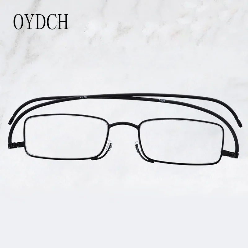 High-end men\'s ultra-light reading glasses fashion ladies long legs old glasses to send original glasses case