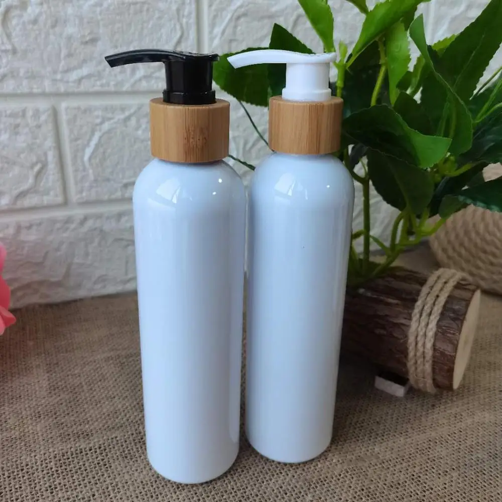 

Custom Logo Cosmetic Packaging Plastic Bottle 150ml 250ml Pet Lotion Shampoo Empty Plastic Bottles in Stock