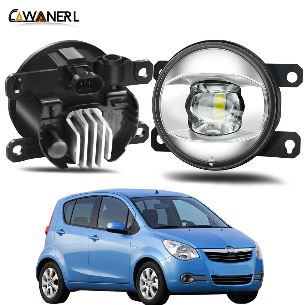 Fog Light Assembly 30W 8000LM Car LED Lens Fog Lamp Daytime Running Light 12V For Opel Agila (B) (H08) Hatchback 2008-2015