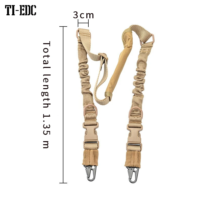 Tactical Single Point Rifle Sling Shoulder Strap Nylon Adjustable Airsoft Paintball Military Gun Strap Army Hunting Accessories