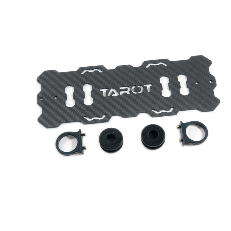 Tarot-rc Original Drone Accessories Diy Tarot 810 T810 960 T960 T15 T18 Frame Parts 12mm Carbon Fiber Tarot Battery Mount