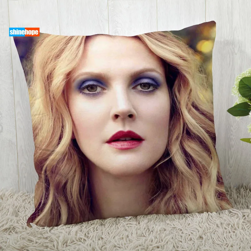 Drew Barrymore Pillow Cover Customize Star Pillowcase Modern Home Decorative Pillow Case For Living Room 45X45cm,40X40cm