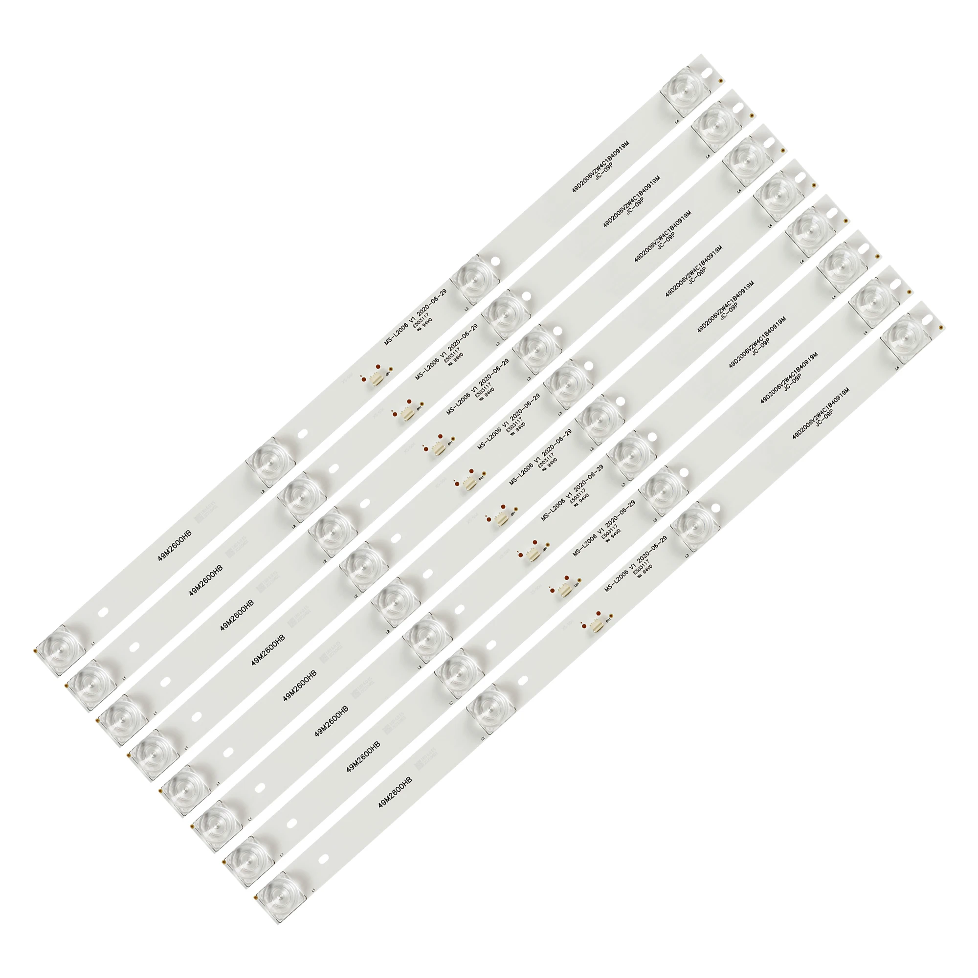 

1Set=8PCS 410mm LED Backlight 4 Lamps MS-L2006 MS-L2327 V1 CC02500D410V02 For 50M2PLUS LE8815A LED50HD520 LED50XSX5208 LE-8815B