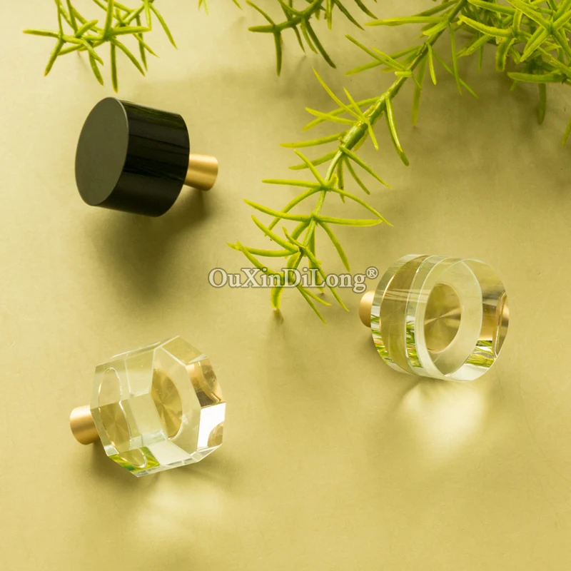 

Новинка, 2 шт., латунь + хрустальное стекло, европейские мебельные ручки, ручки для ящиков, шкаф, кухонный шкаф, ручки, украшения