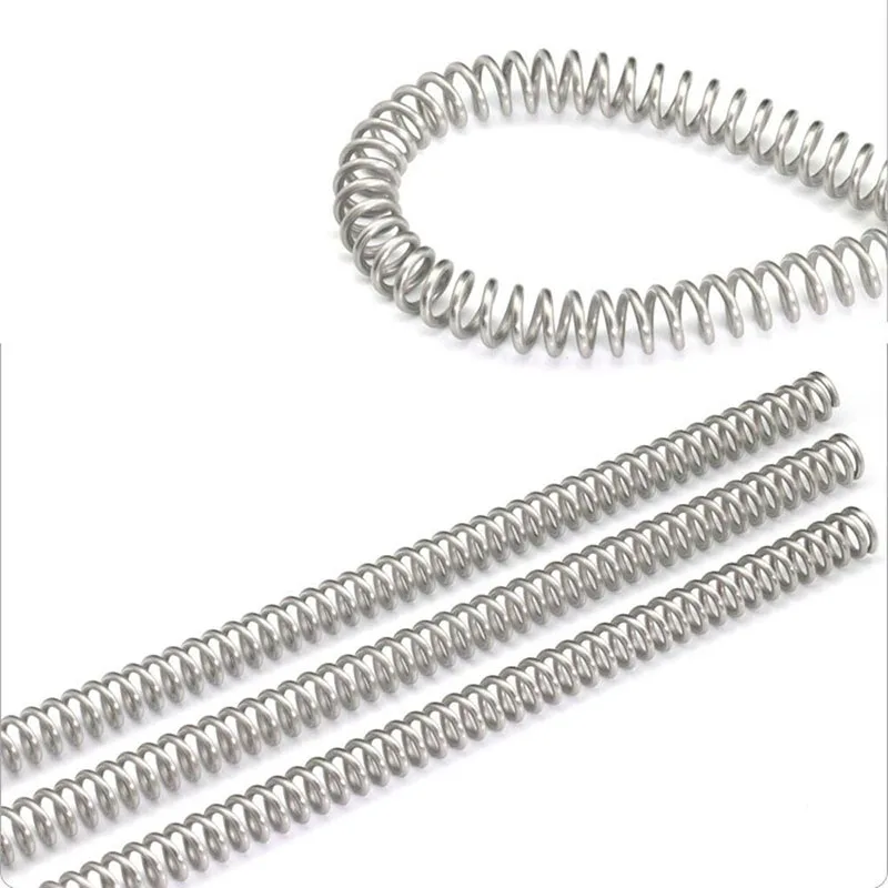 2pcs 304 Stainless Steel Compression Spring 0.3 0.4 0.5 0.6mm Wire Diameter 3 3.5 4 4.5 5 5.5mm Outer Diameter 305mm Length