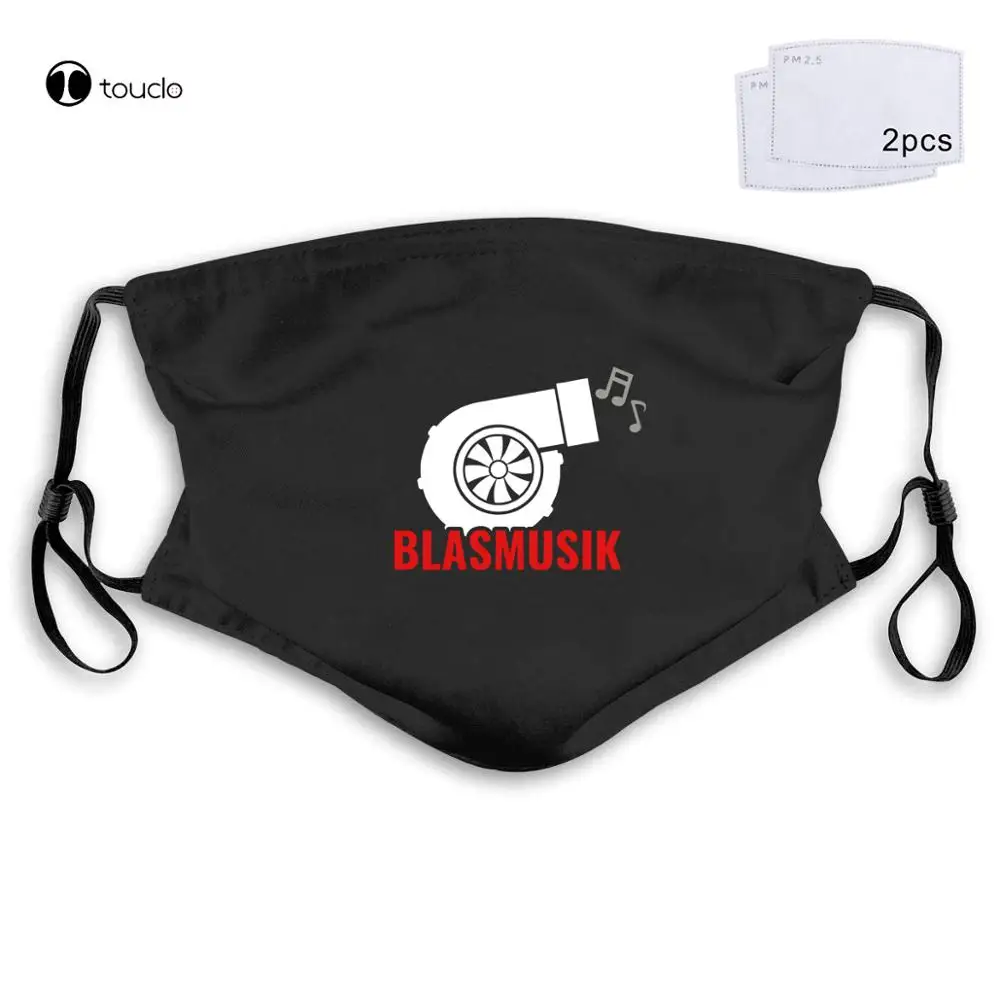 Per Turbolader blasmuk Turbo Tuning Racer Boost Ladedruck Streetwear hipster maschera per il viso filtro tasca panno riutilizzabile lavabile