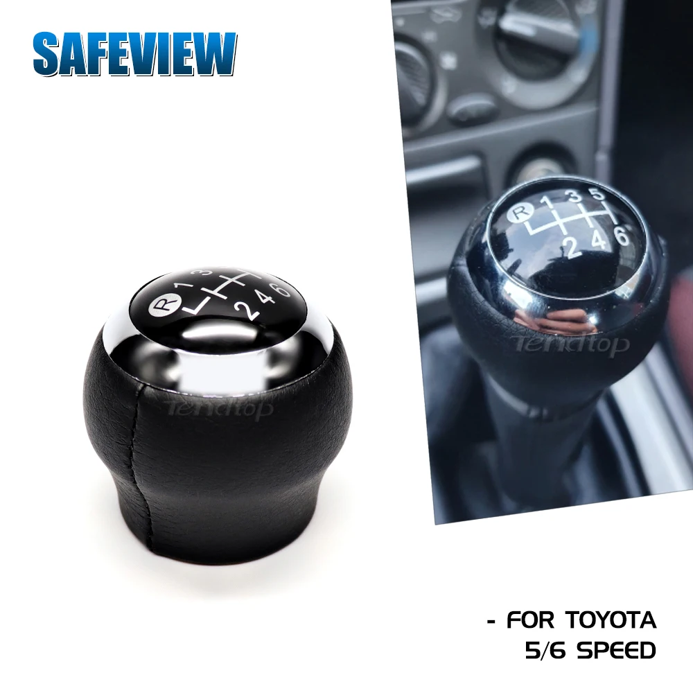 High Quality 1 Pc New Auto Car 6 Speed Gear Stick Shift Knob For Toyota Urban Cruiser Rav4 D4D Avensis Yaris Altis Scion TC