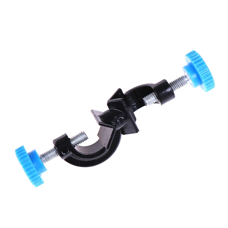 New Lab Stands Double Top Wire Clamps Holder Metal Grip Supports Right Angle Clip school accesseries