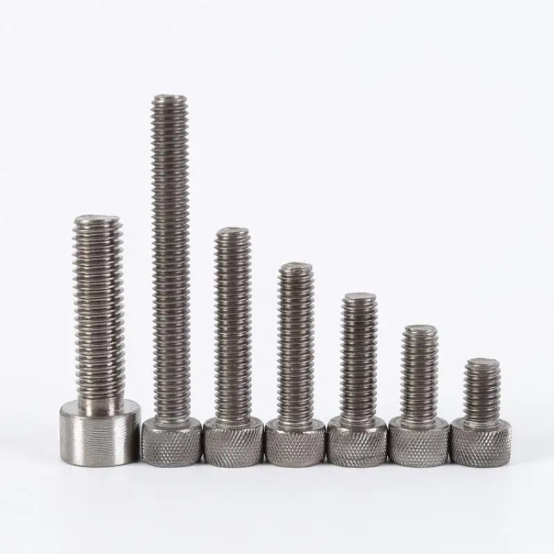 5 pezzi lunghezza 6mm-50mm viti a testa esagonale in titanio M3 M4 M5 M6 M8