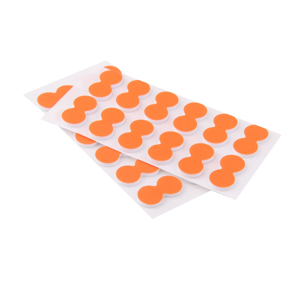 24Pcs/Set Pinch On Strike Indicator Stick on Float Outdoor Fly Fishing Tool Orange Strike Indicator Stick