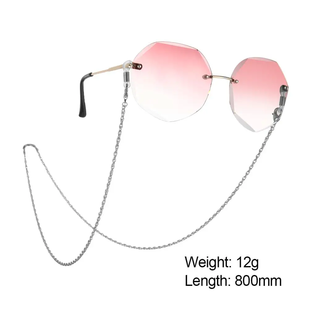 Skyrim 2024 Simple Sunglasses Chains Holder Anti-slip Reading Glasses Chain Eyeglasses Cord Neck Strap Rope Lanyard for Mask