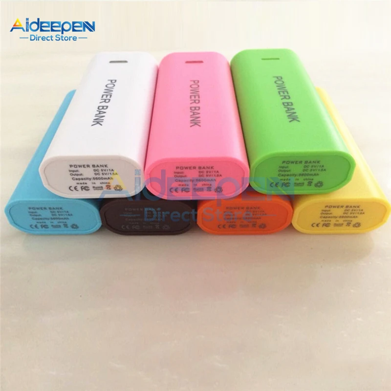 5600mAh 2X 18650 USB Power Bank ładowarka Case DIY Box dla iPhone dla inteligentnego telefonu MP3 elektroniczne mobilne ładowanie DC 5V 1A