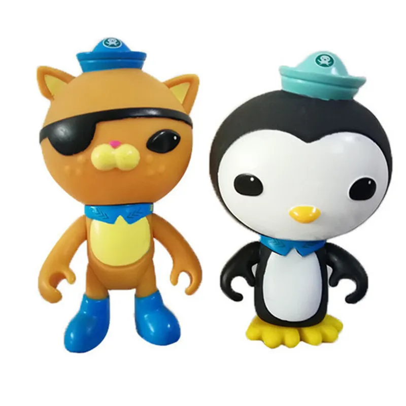 The Octonauts toy set children\'s toys Barnacles Kwazii Peso Penguin Shellington Dashi Inkling anime action figure children\'s toy