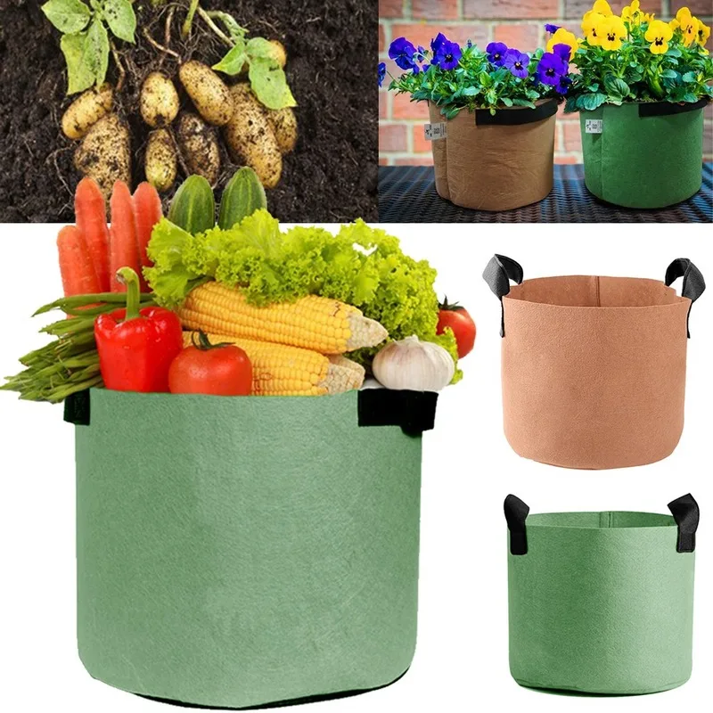 

Potato Garden Plant Grow Bag Vegetable Plant Seedling Pot Supplies Plant Bags for Vegetable Tomato Potato Carrot Pouch